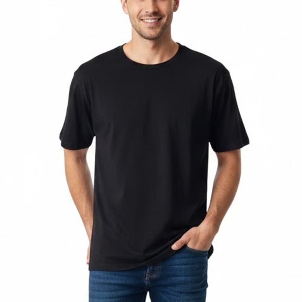 Everlane Supima Cotton Tee Short Sleeve Crew Neck T-Shirt Top Black Mens Size XL